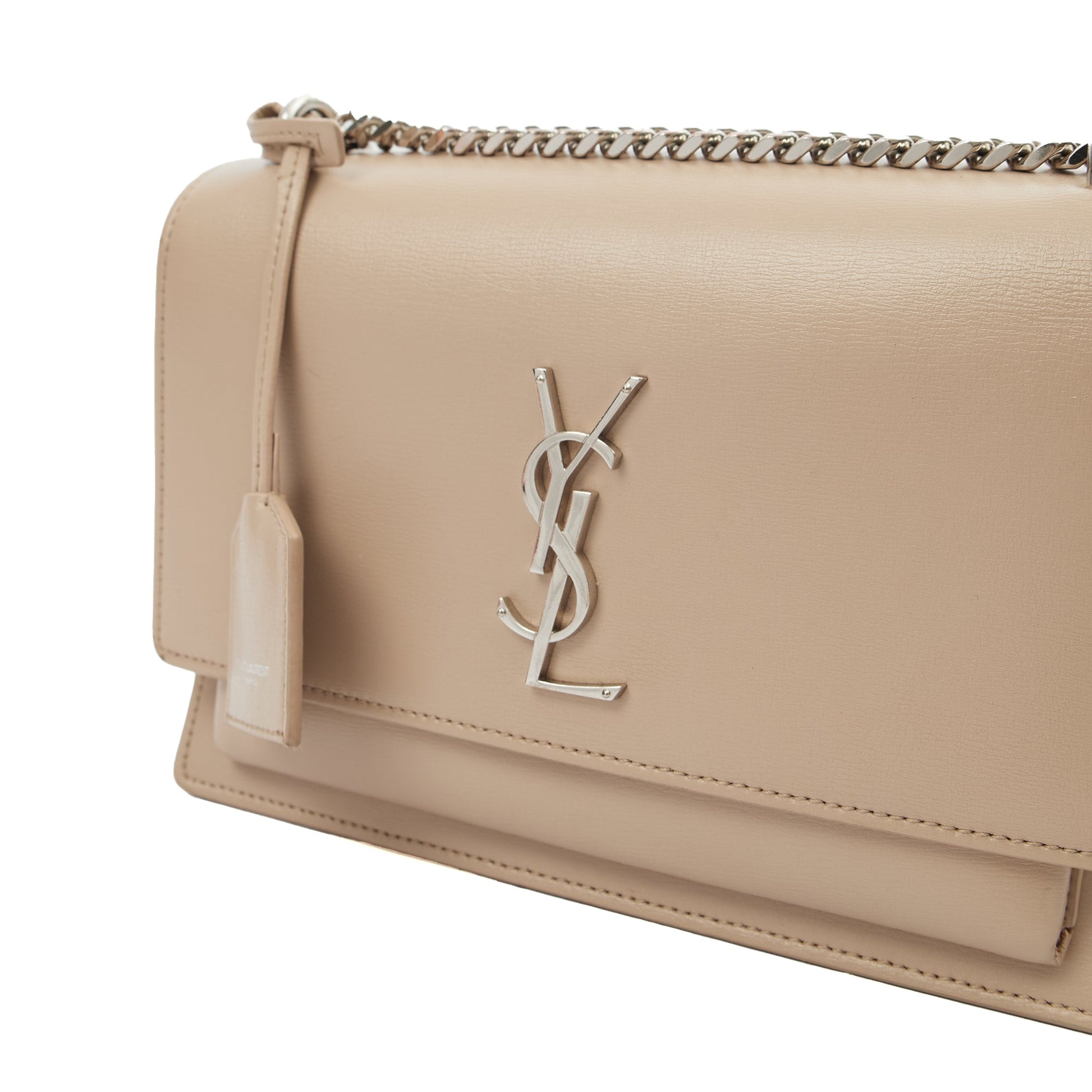 Saint Laurent Shoulder Bag Sunset - Medium in Neutral, Leather — Alternate View 13