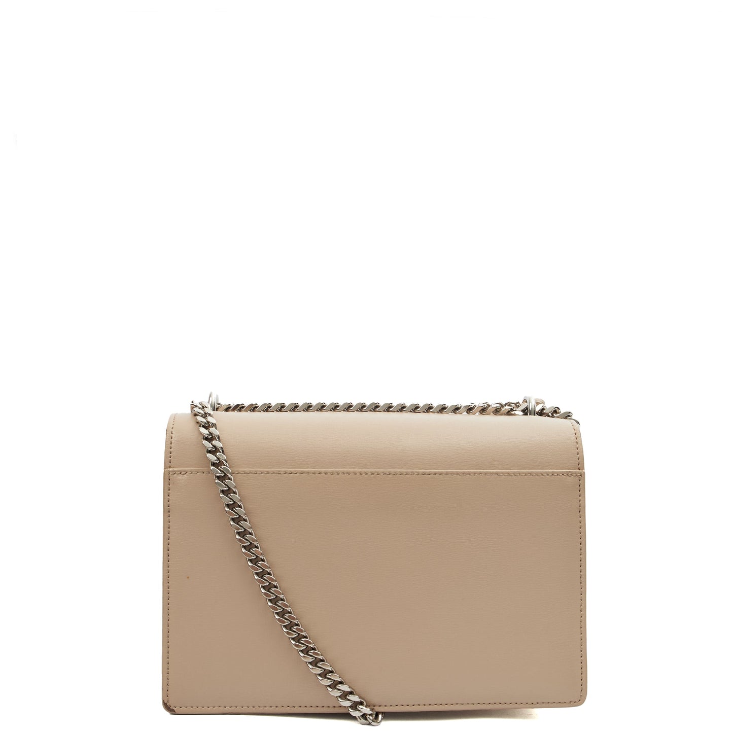 Saint Laurent Shoulder Bag Sunset - Medium in Neutral, Leather — Back View