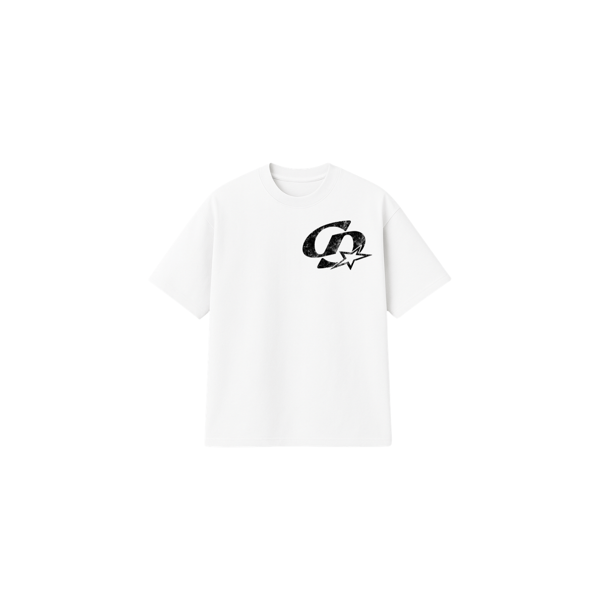 Cardair CD Star T Shirt - White — S — Front View