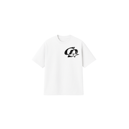 Cardair CD Star T Shirt - White — S — Front View