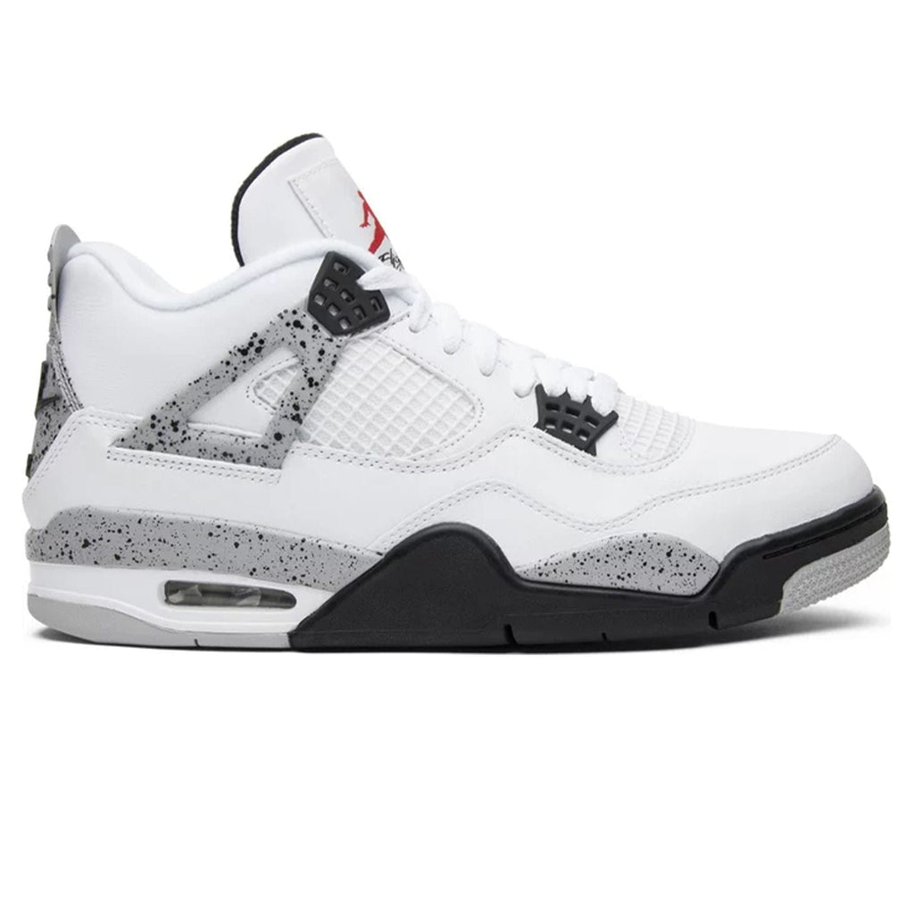 Air Jordan 4 89 OG White Cement — 3 UK | 35.5 EU — Side View