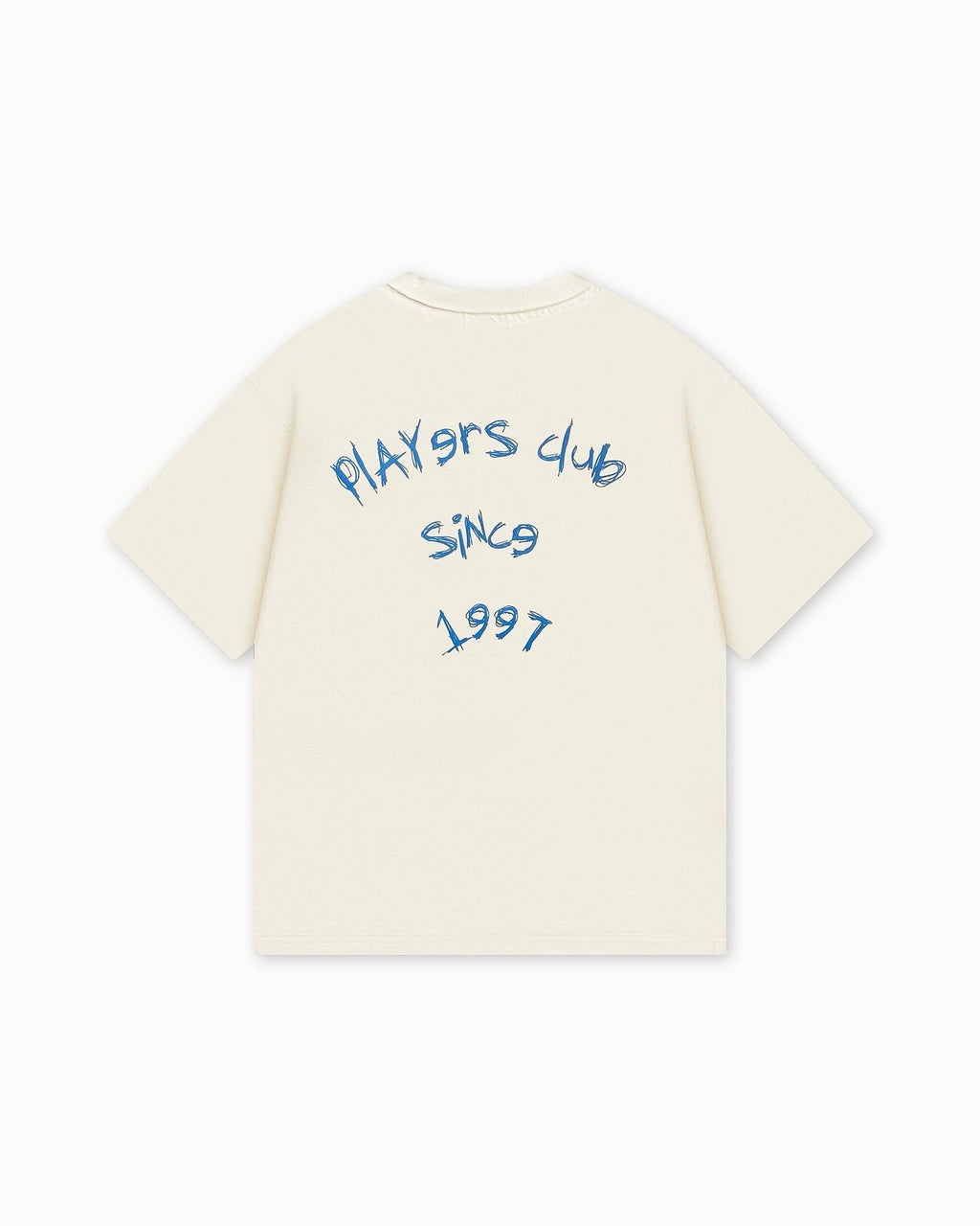 PLAYERS ONLY ECRU PLAYERS CLUB TEE — XS — Front View