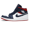 Air Jordan 1 Mid SE “Olympic USA” — UK 3 | EU 35.5 | US 3.5 — Front View