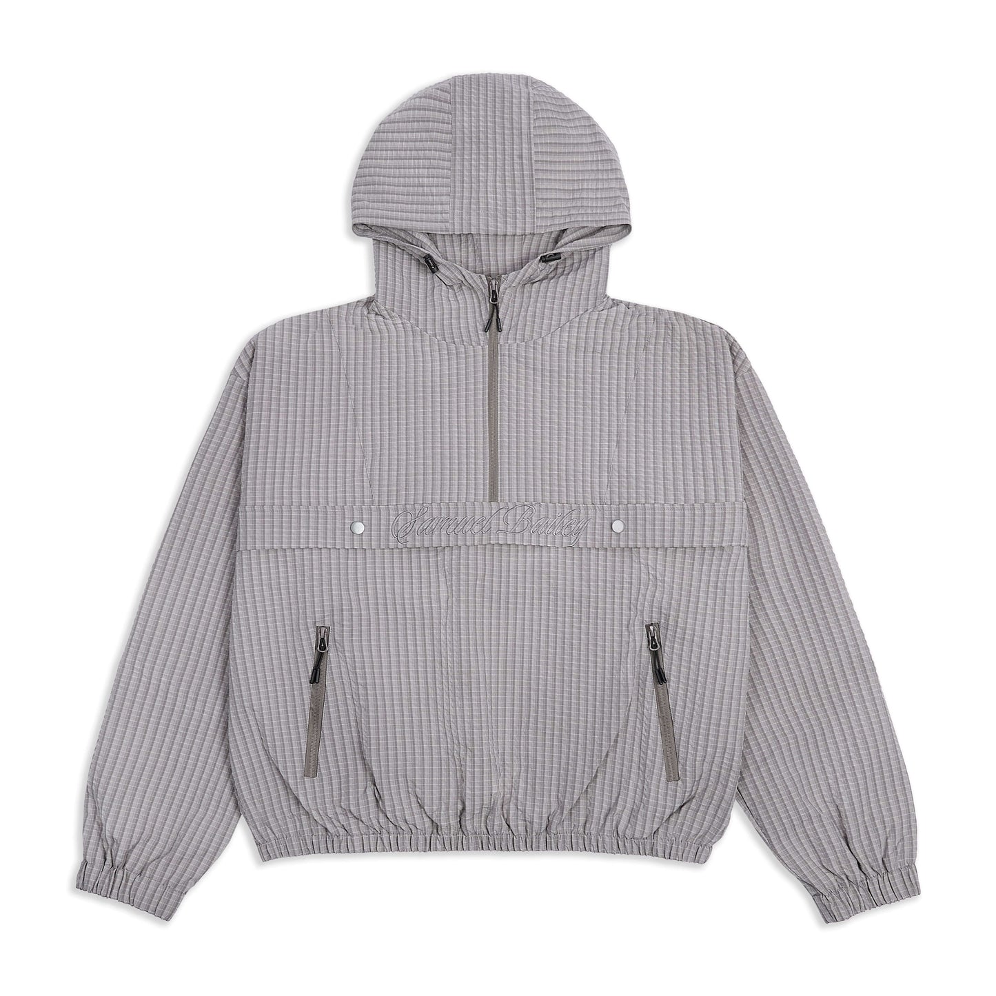 Samuel Bailey Signature Grid Jacket — S — Front View