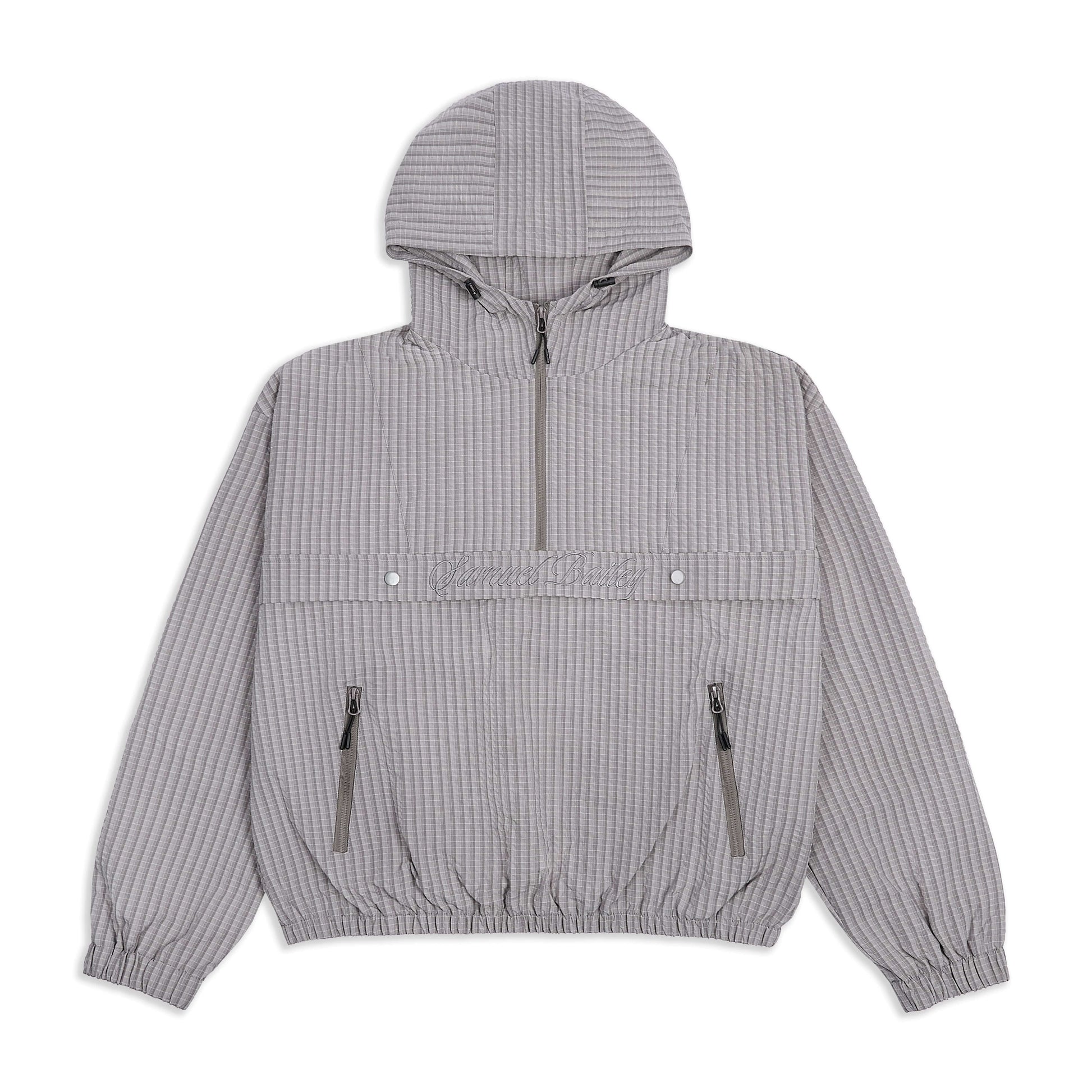 Samuel Bailey Signature Grid Jacket — S — Front View