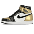 Air Jordan 1 Retro High OG NRG Gold Toe — UK 3 | EU 35.5 | US 3.5 — Front View