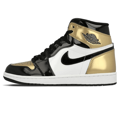 Air Jordan 1 Retro High OG NRG Gold Toe — UK 3 | EU 35.5 | US 3.5 — Front View