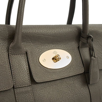 Mulberry Tote Bayswater Heritage in Charcoal Grey, Leather — Lifestyle View