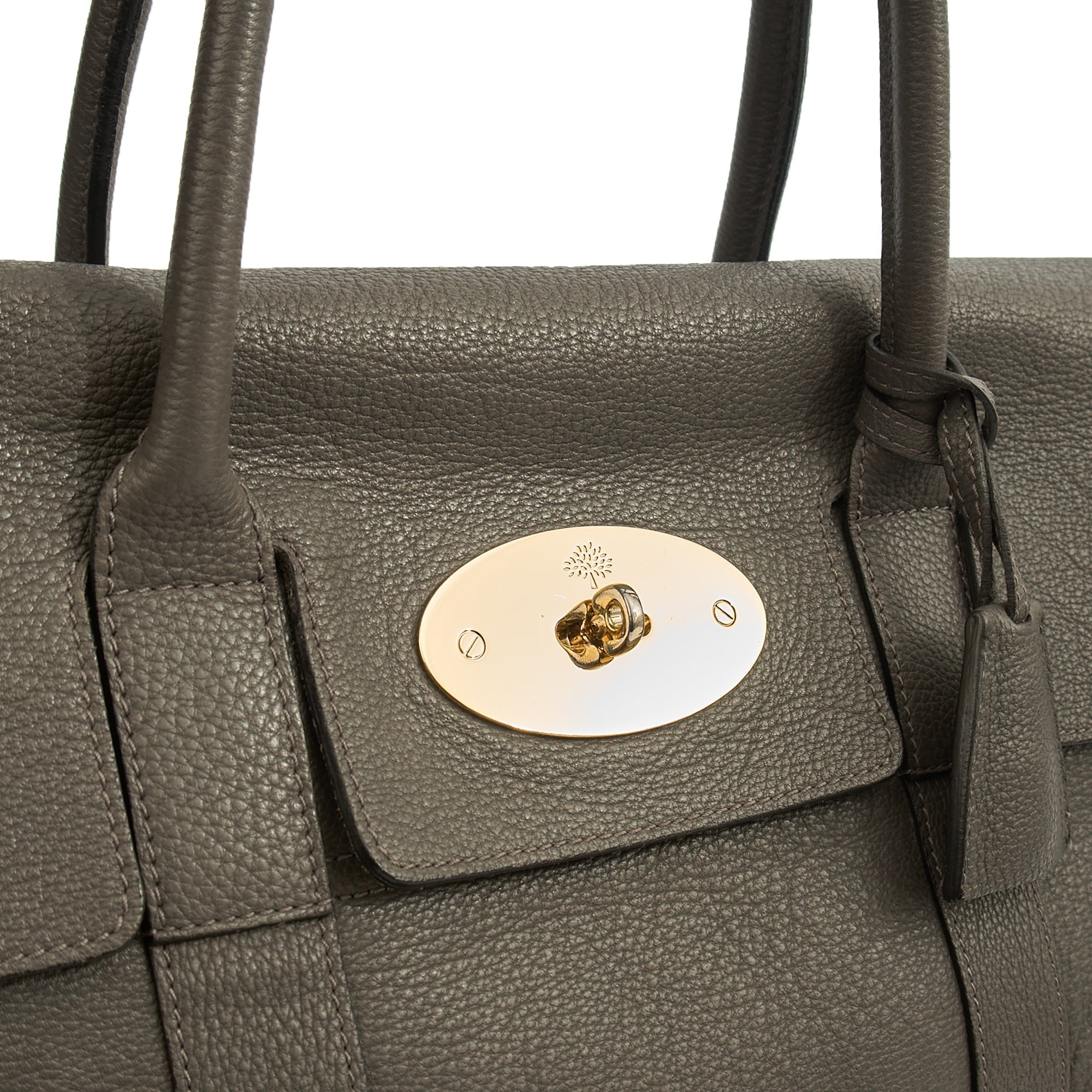 Mulberry Tote Bayswater Heritage in Charcoal Grey, Leather — Alternate View 12