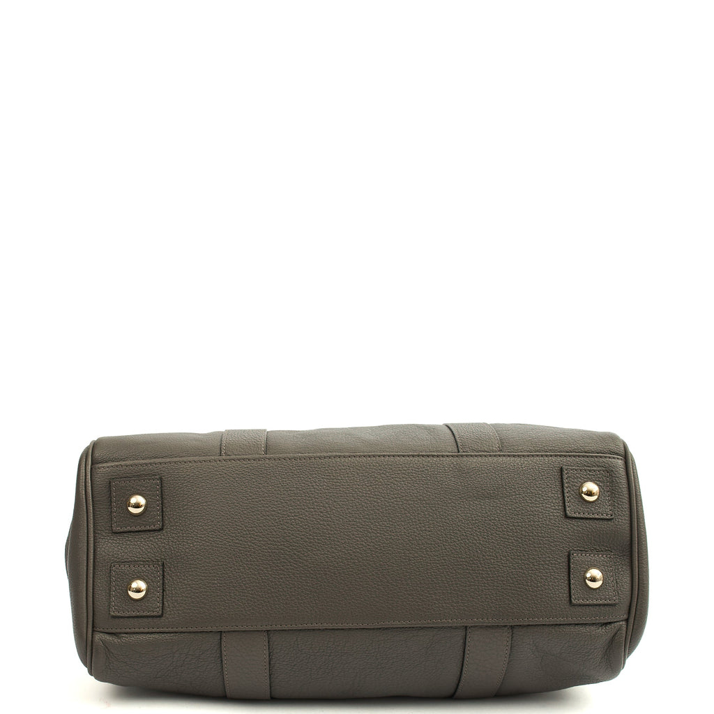 Mulberry Tote Bayswater Heritage in Charcoal Grey, Leather — Top View