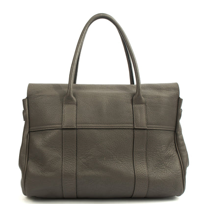 Mulberry Tote Bayswater Heritage in Charcoal Grey, Leather — Back View