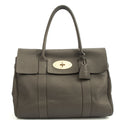 Mulberry Tote Bayswater Heritage in Charcoal Grey, Leather — Front View