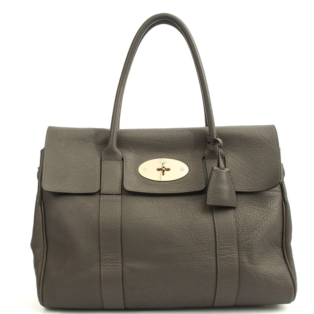 Mulberry Tote Bayswater Heritage in Charcoal Grey, Leather — Alternate View 7