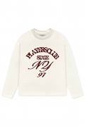 PLAYERS ONLY ECRU NY LONG SLEEVE — Small — Front View