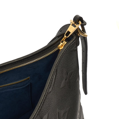 Louis Vuitton Satchel CarryAll MM Bag in Black, Empreinte Leather — Alternate View 9