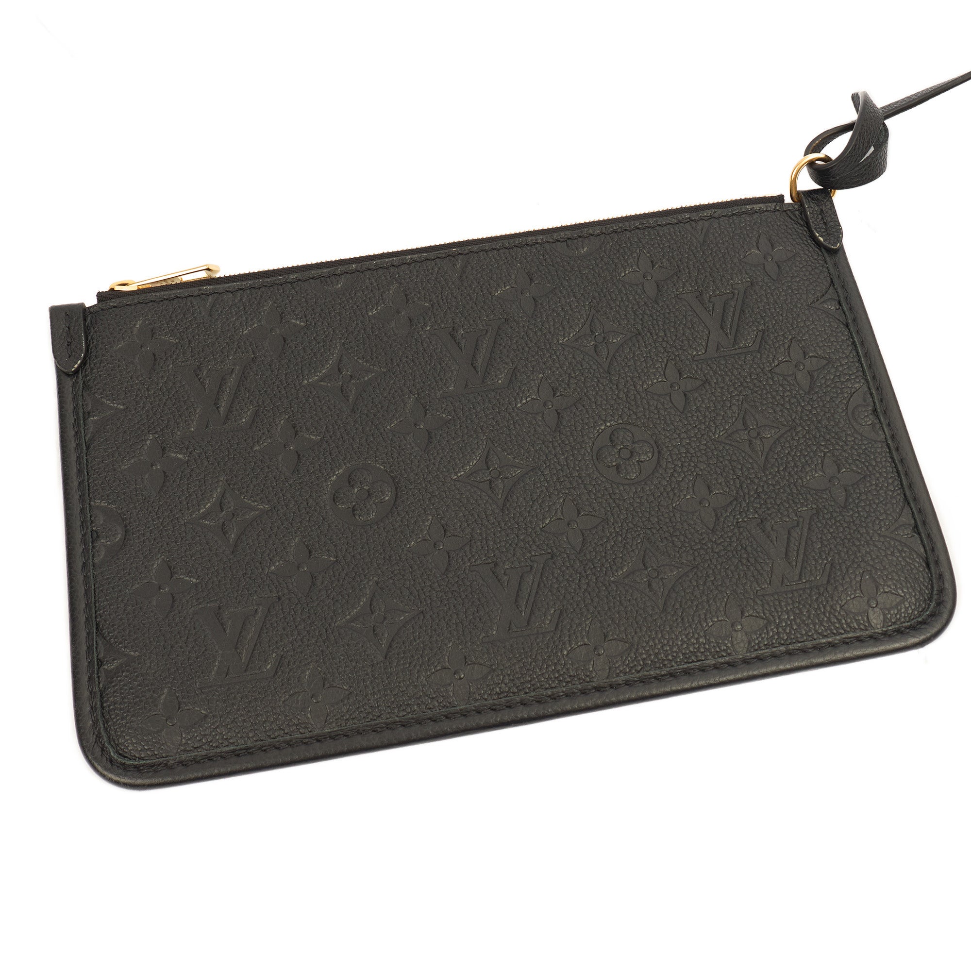 Louis Vuitton Satchel CarryAll MM Bag in Black, Empreinte Leather — Alternate View 8