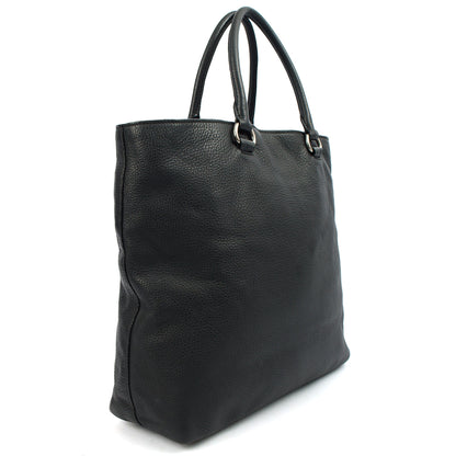 Prada Tote Tote in Black, Calfskin — Back View