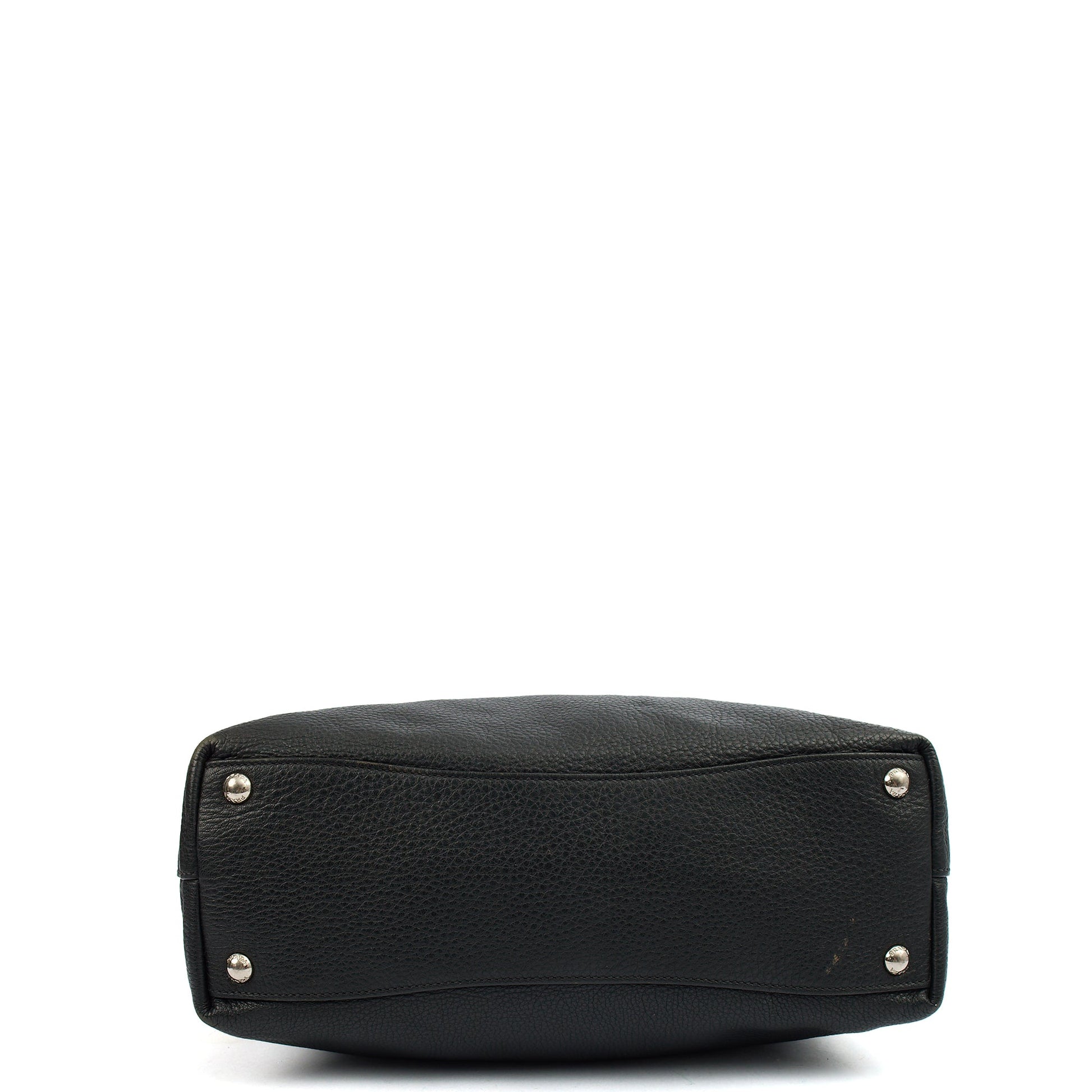 Prada Tote Tote in Black, Calfskin — Detail View