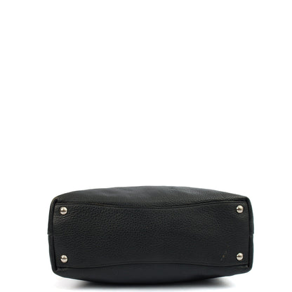 Prada Tote Tote in Black, Calfskin — Detail View