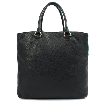 Prada Tote Tote in Black, Calfskin — Top View