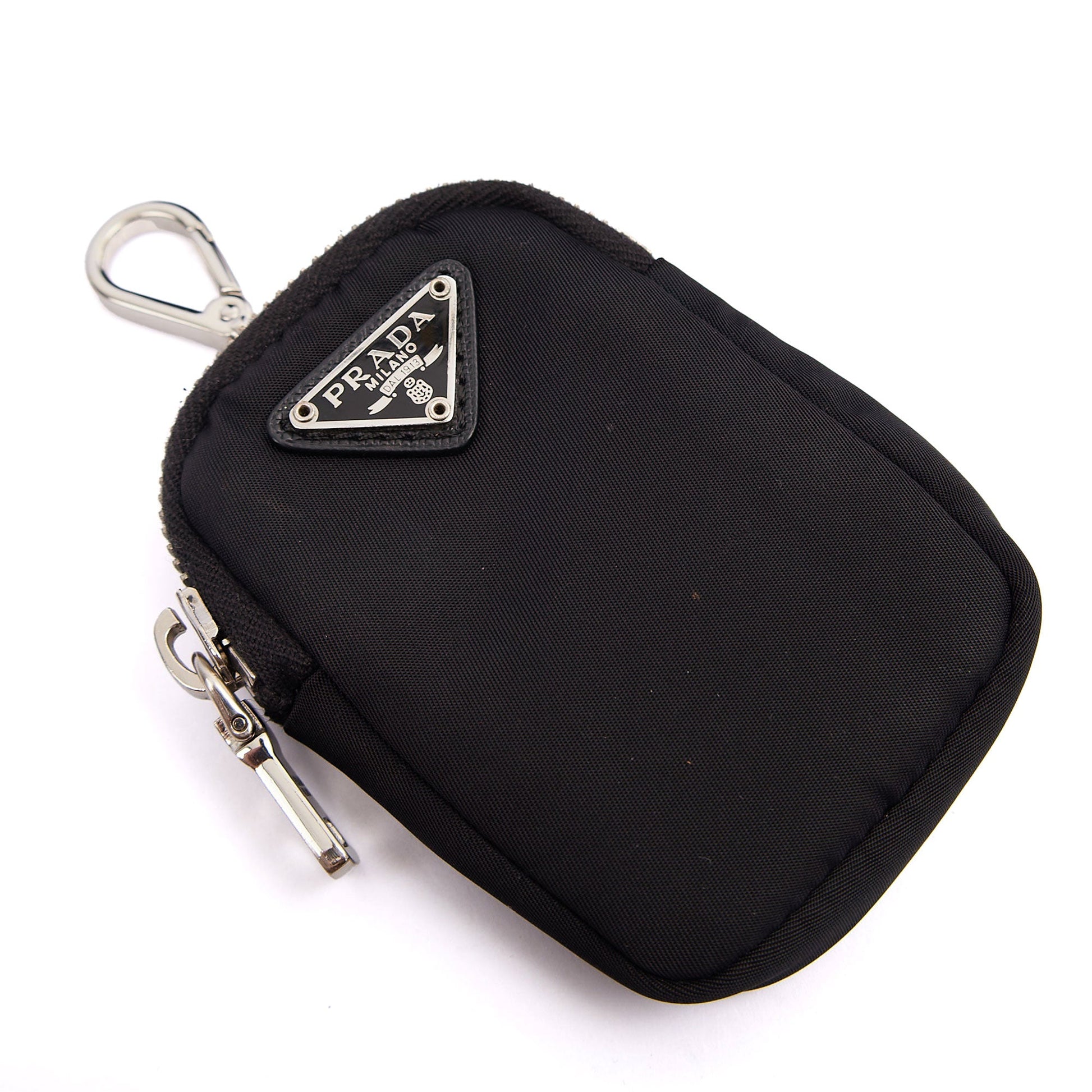 Prada Cross Body Re-Edition 2005 Re-Nylon Bag in Black, Nylon — Top View