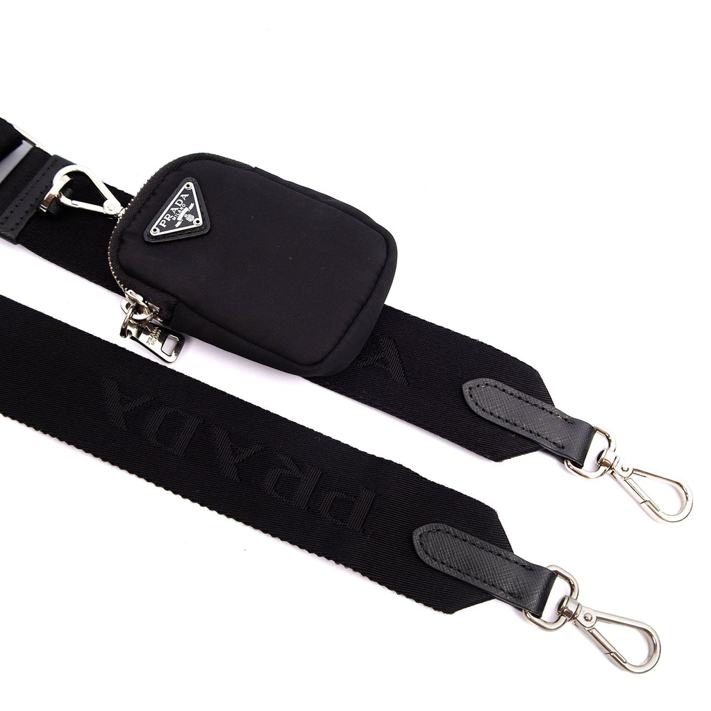 Prada Cross Body Re-Edition 2005 Re-Nylon Bag in Black, Nylon — Alternate View 16