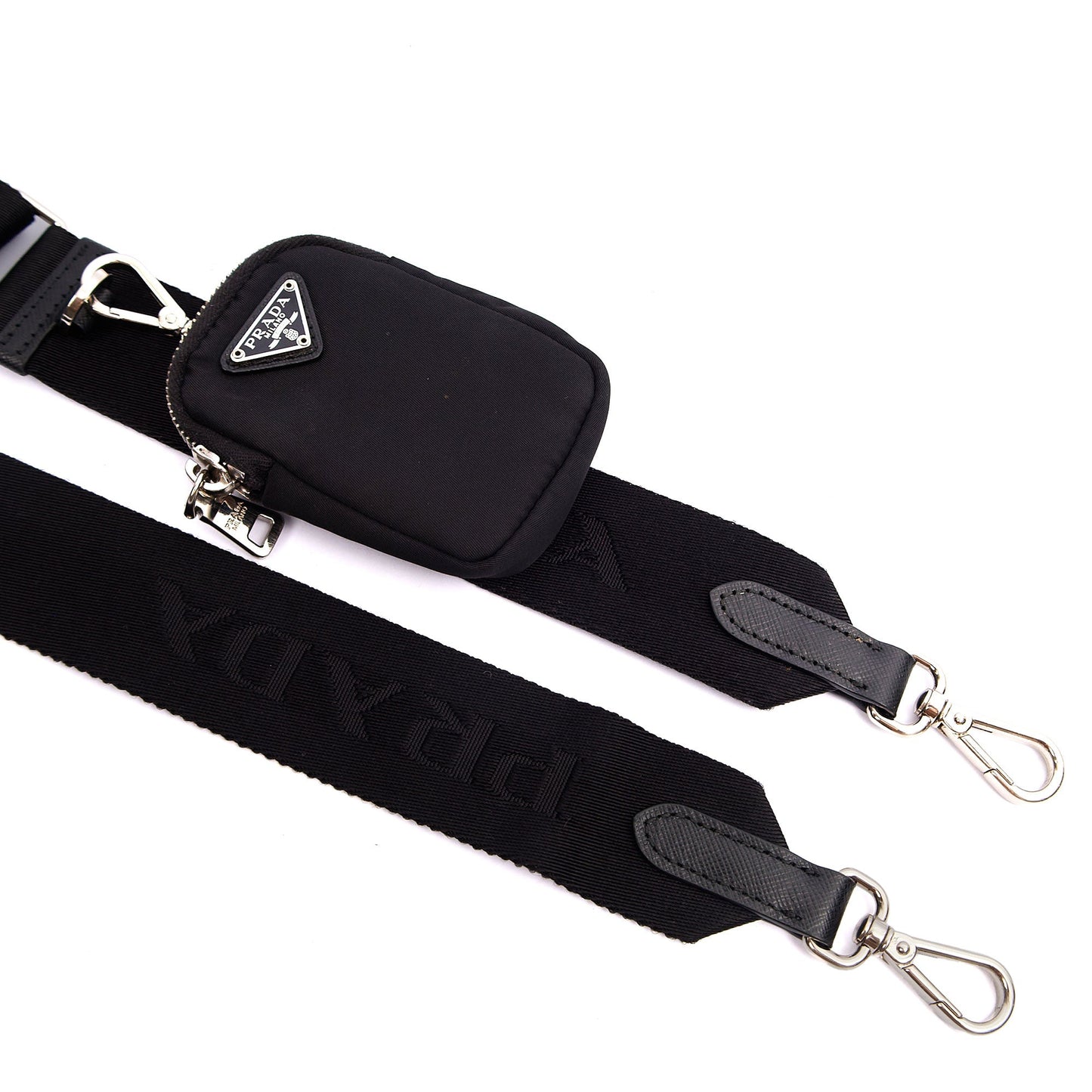 Prada Cross Body Re-Edition 2005 Re-Nylon Bag in Black, Nylon — Alternate View 16