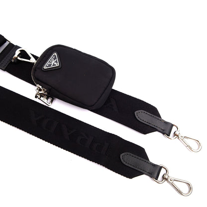 Prada Cross Body Re-Edition 2005 Re-Nylon Bag in Black, Nylon — Alternate View 16