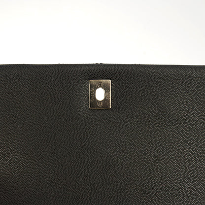 Chanel Tote Coco Top Handle in Black, Caviar Leather — Alternate View 29