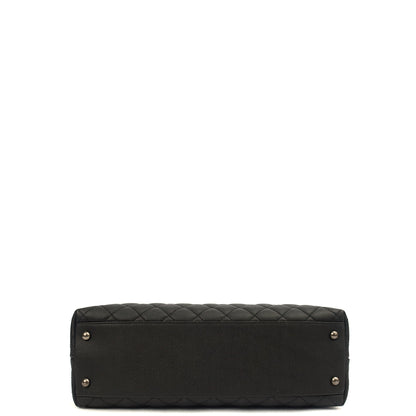 Chanel Tote Coco Top Handle in Black, Caviar Leather — Alternate View 24
