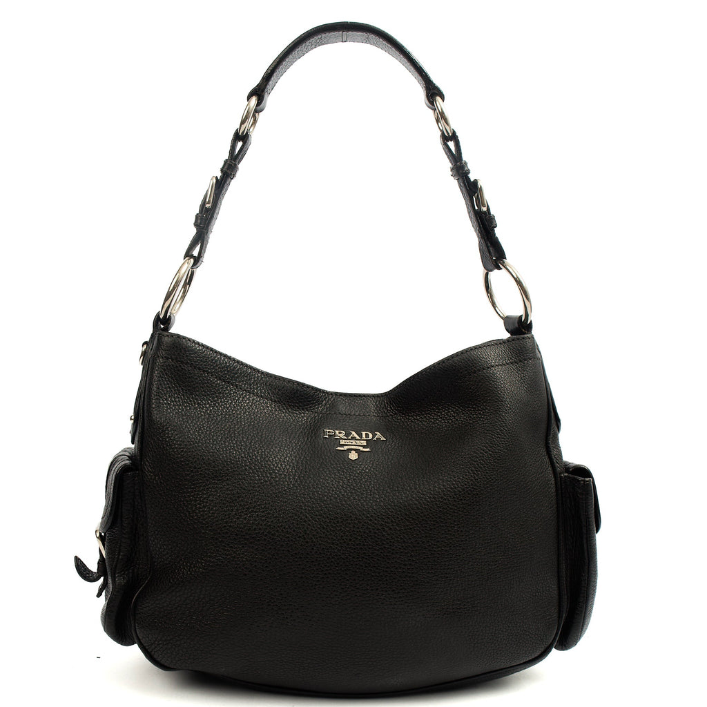 Prada Tote Tote in Black, Calfskin — Alternate View 13