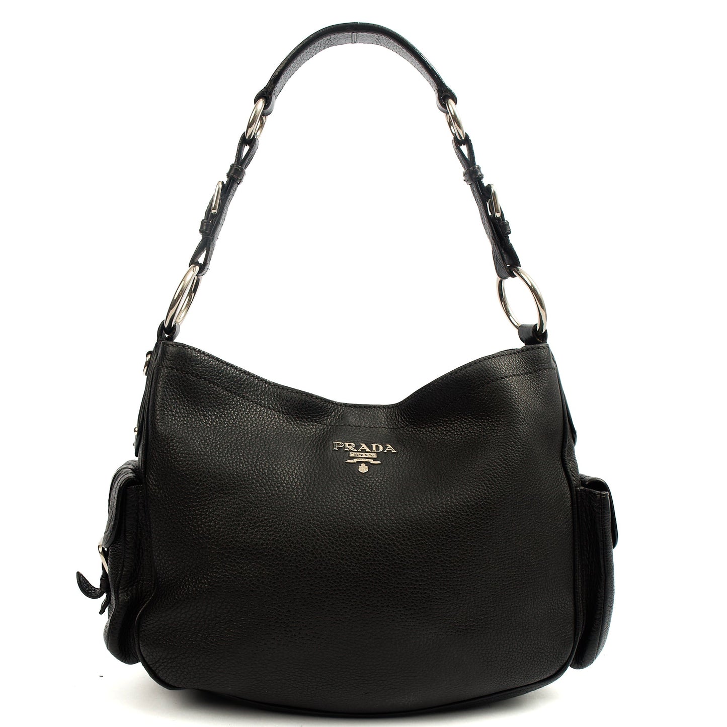 Prada Tote Tote in Black, Calfskin — Alternate View 13
