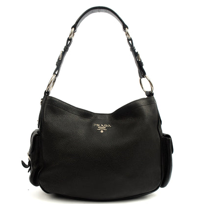 Prada Tote Tote in Black, Calfskin — Alternate View 13