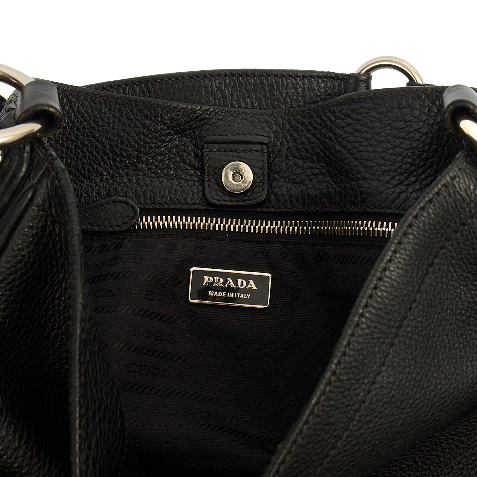 Prada Tote Tote in Black, Calfskin — Alternate View 17