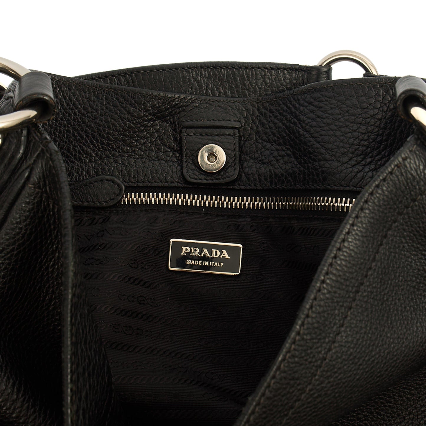 Prada Tote Tote in Black, Calfskin — Alternate View 11