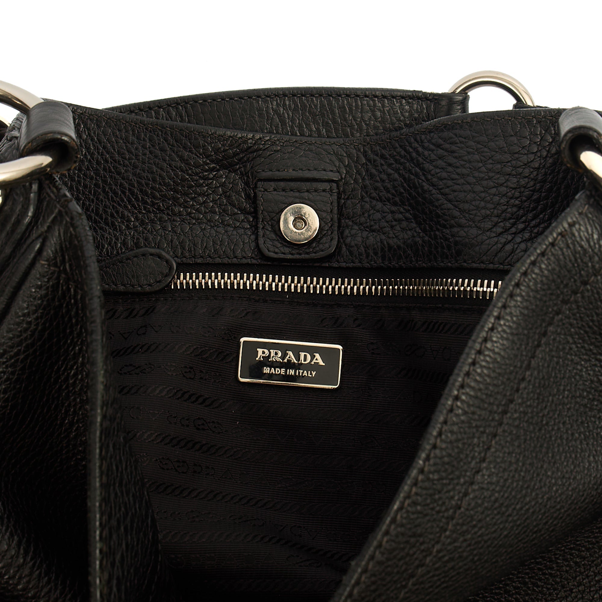Prada Tote Tote in Black, Calfskin — Alternate View 11