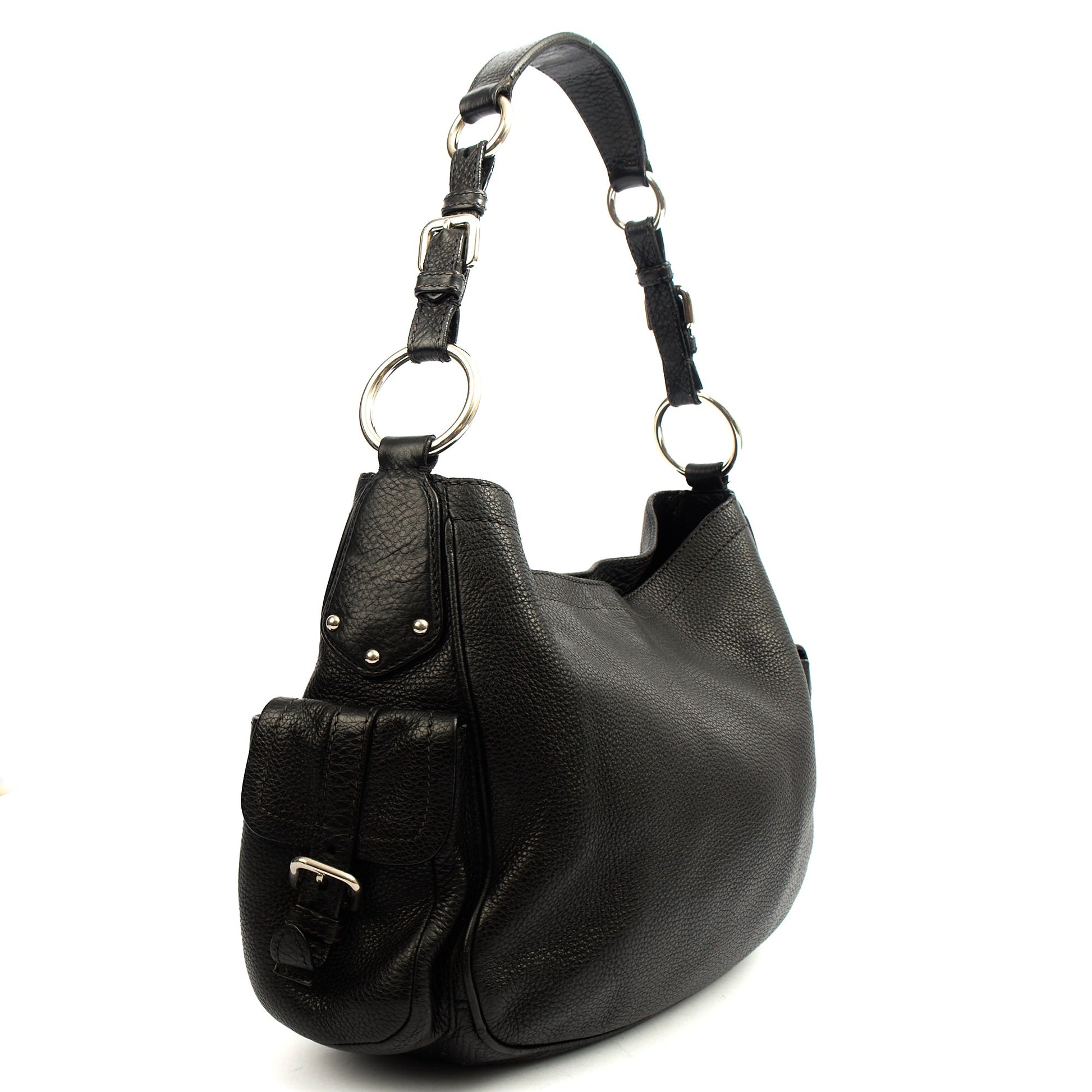 Prada Tote Tote in Black, Calfskin — Alternate View 14