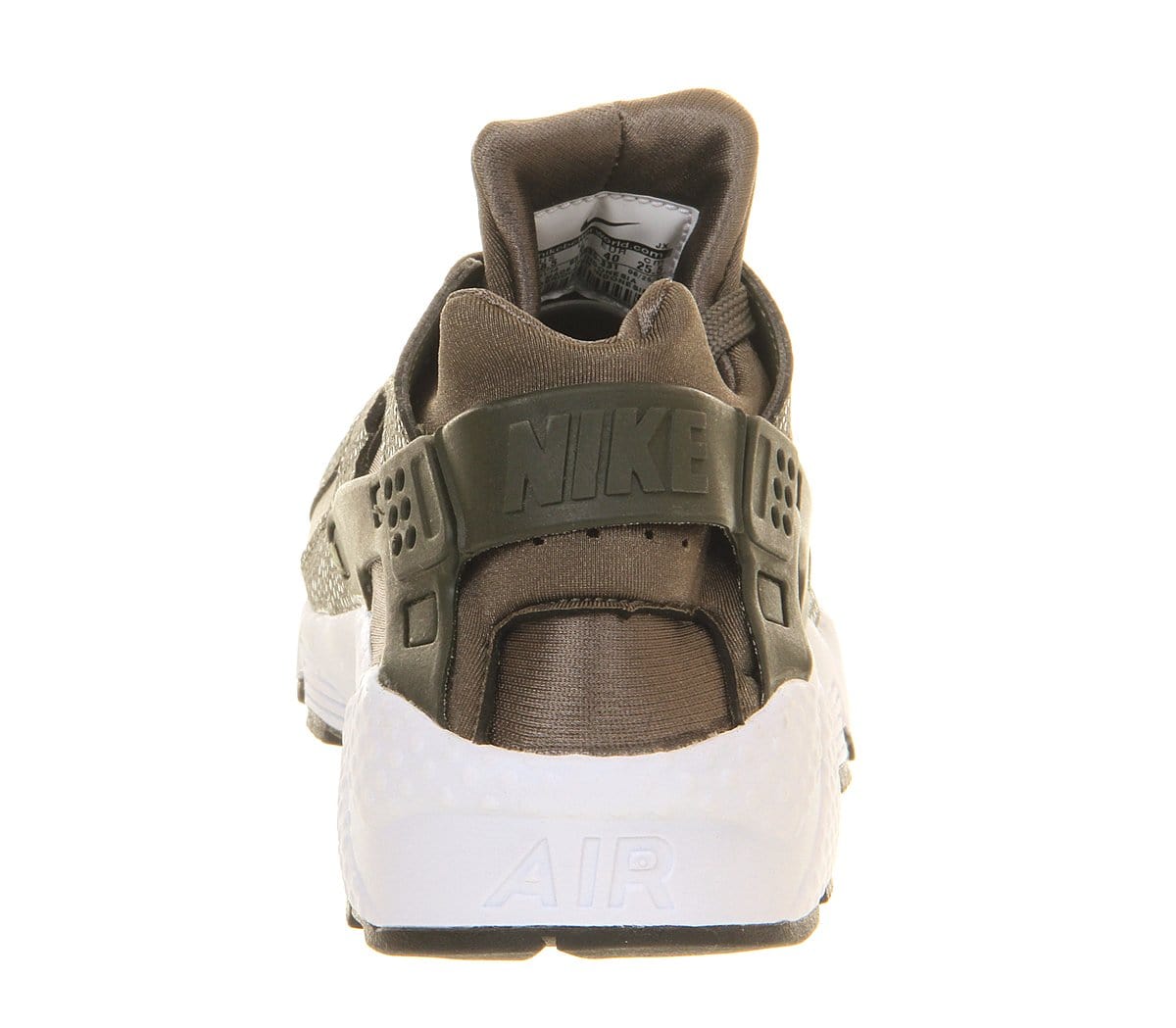 Nike Air Huarache Cargo Khaki White Lizard — UK 3 | EU 35.5 | US 3.5 — Side View