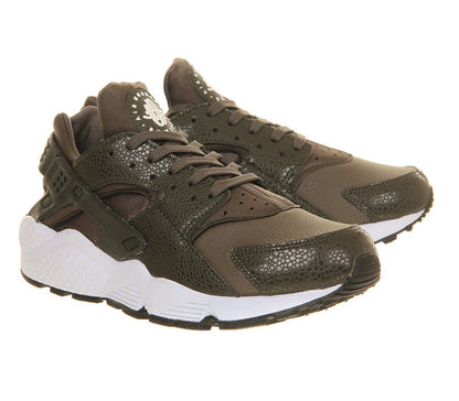 Nike Air Huarache Cargo Khaki White Lizard — UK 3 | EU 35.5 | US 3.5 — Detail View