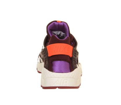 Nike Air Huarache Deep Burgundy Purple Hyper Crimson — UK 3 | EU 35.5 | US 3.5 — Back View
