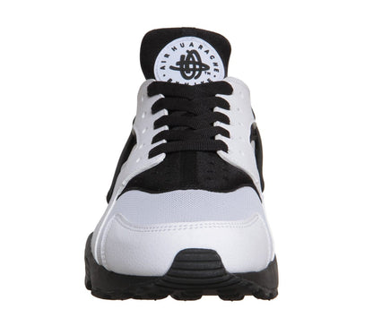 Nike Air Huarache White Black — UK 3 | EU 35.5 | US 3.5 — Top View