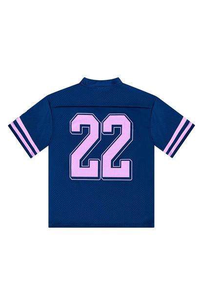 Cardair Club Mesh Jersey - Navy Blue — S — Top View