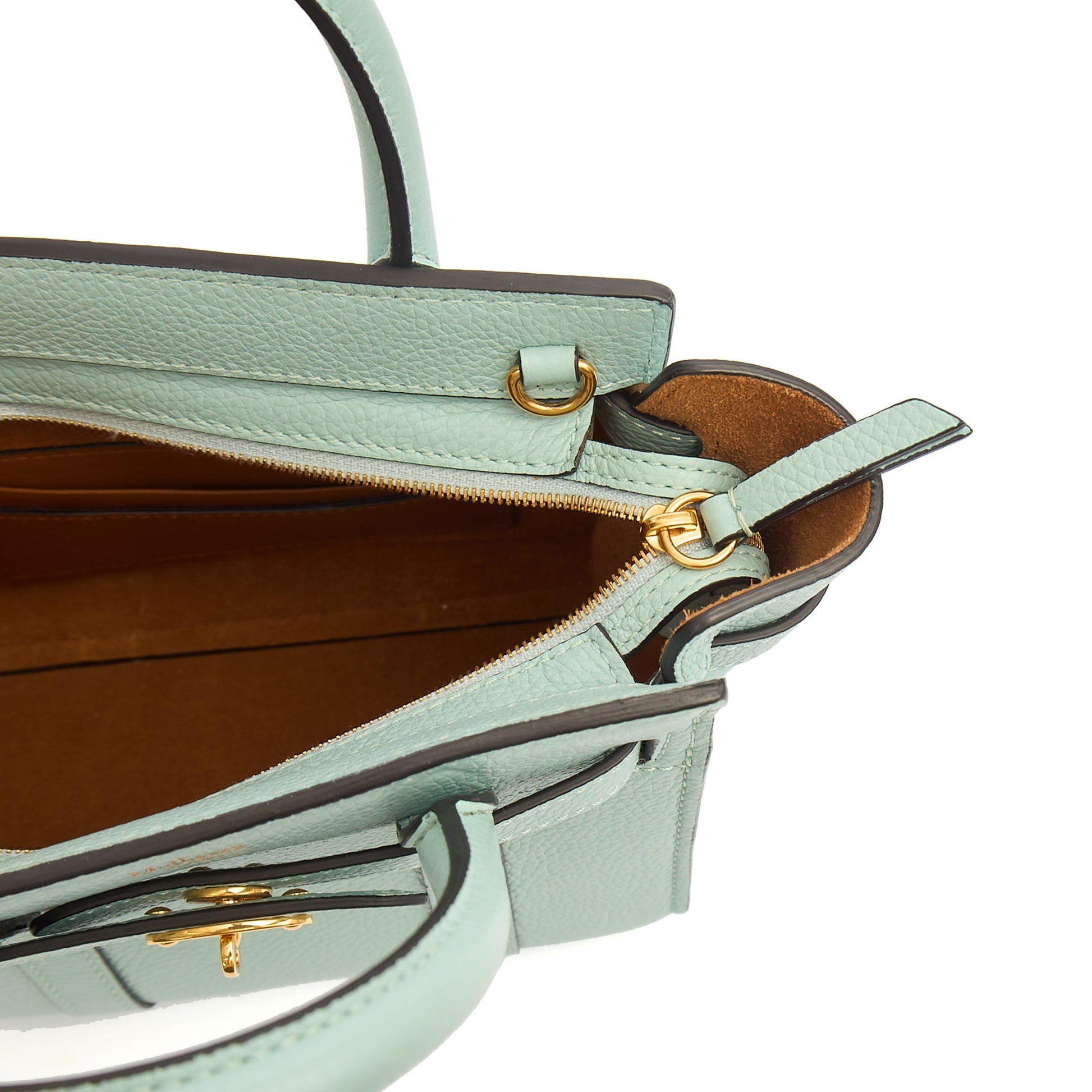 Mulberry Mini Bag Zipped Bayswater - Micro in Blue, Leather — Alternate View 17