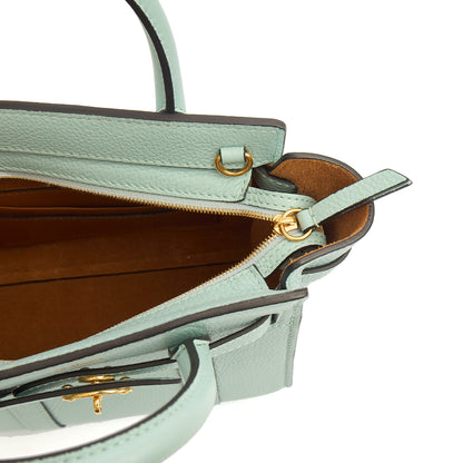 Mulberry Mini Bag Zipped Bayswater - Micro in Blue, Leather — Alternate View 11