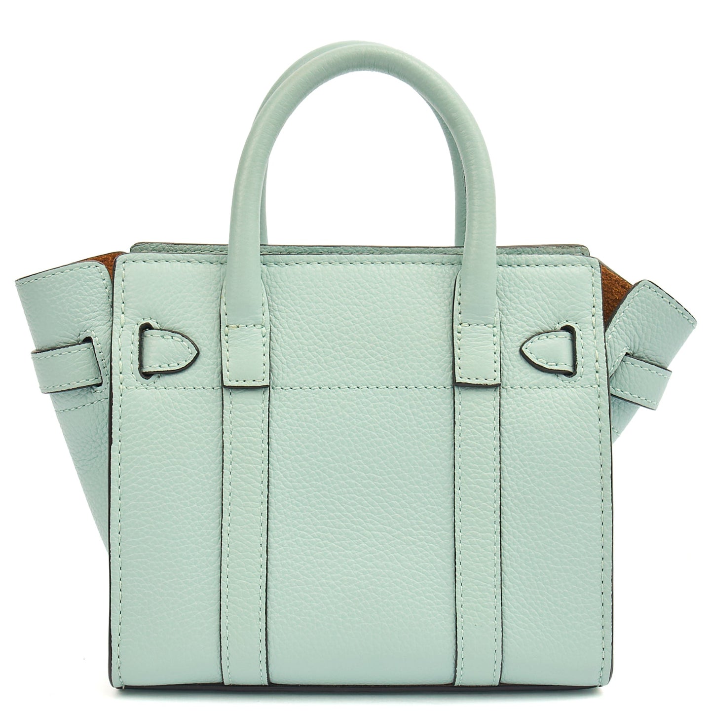 Mulberry Mini Bag Zipped Bayswater - Micro in Blue, Leather — Alternate View 9