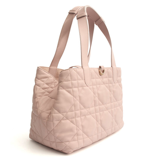 Christian Dior Tote Toujours - Medium in Pink, Leather — Side View