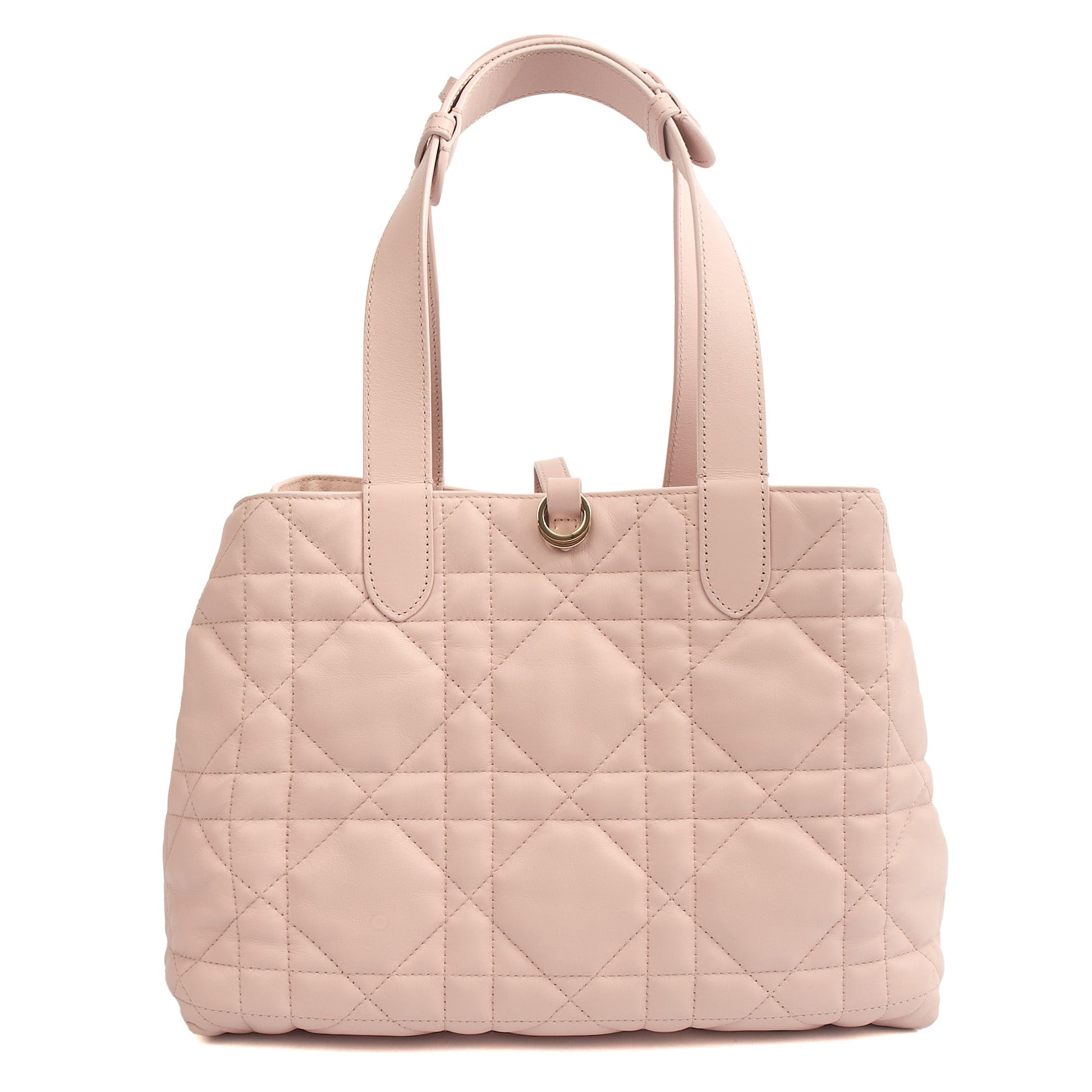 Christian Dior Tote Toujours - Medium in Pink, Leather — Back View