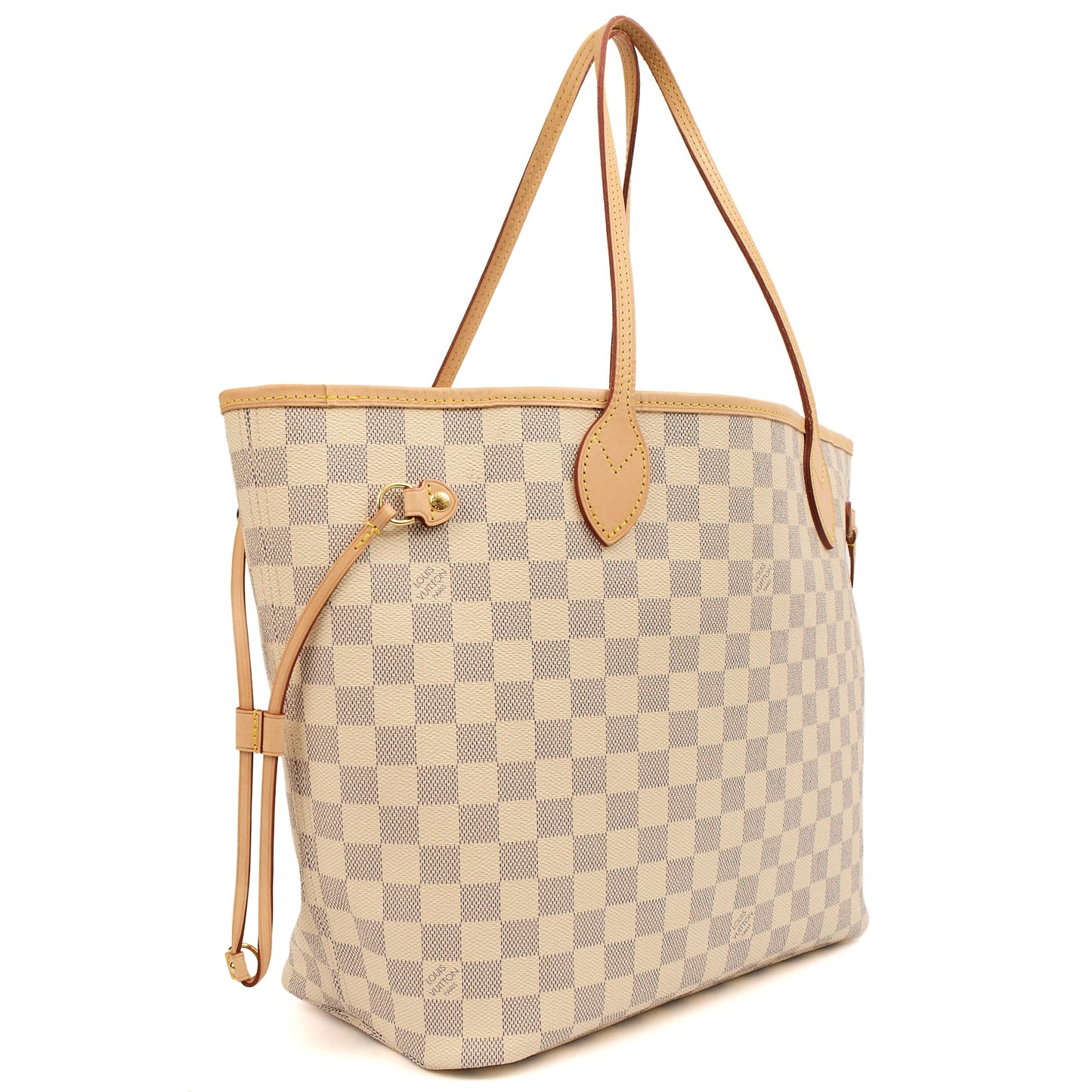Louis Vuitton Tote Neverfull MM in Damier Azur, Canvas — Alternate View 11