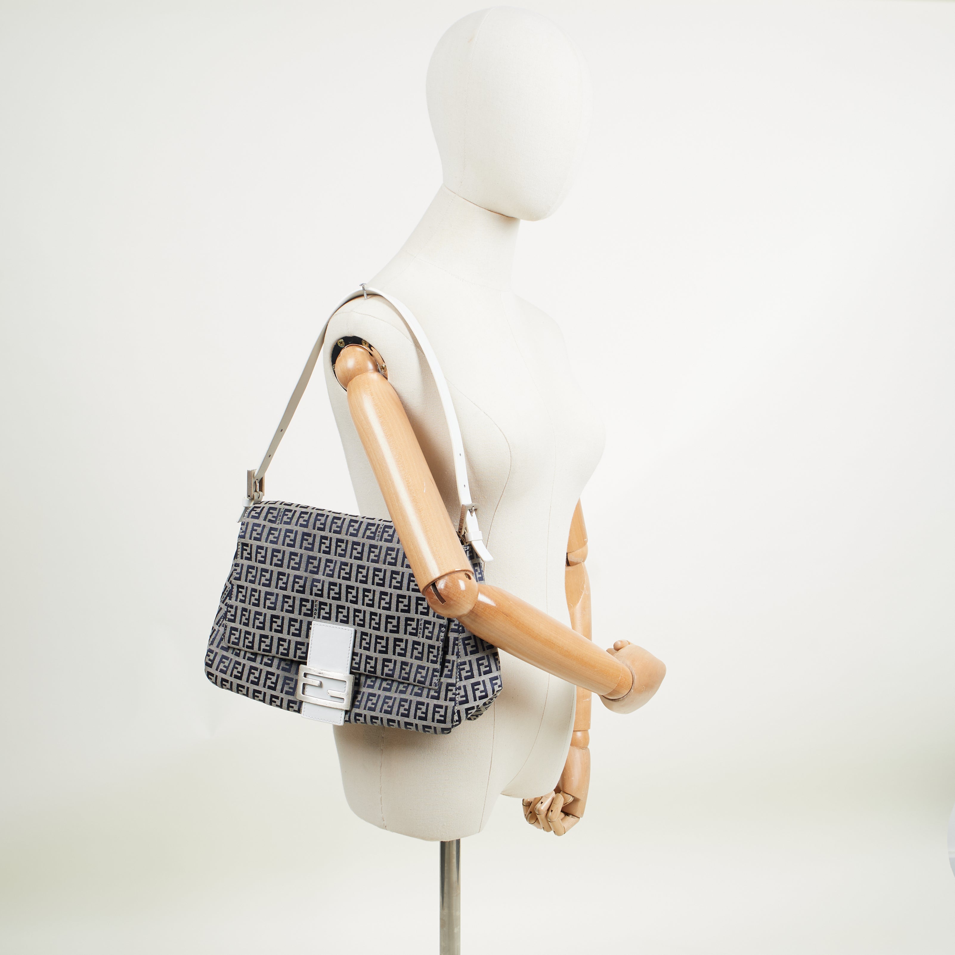 Fendi Shoulder Bag Mama in Zucca FF, Canvas — Alternate View 9