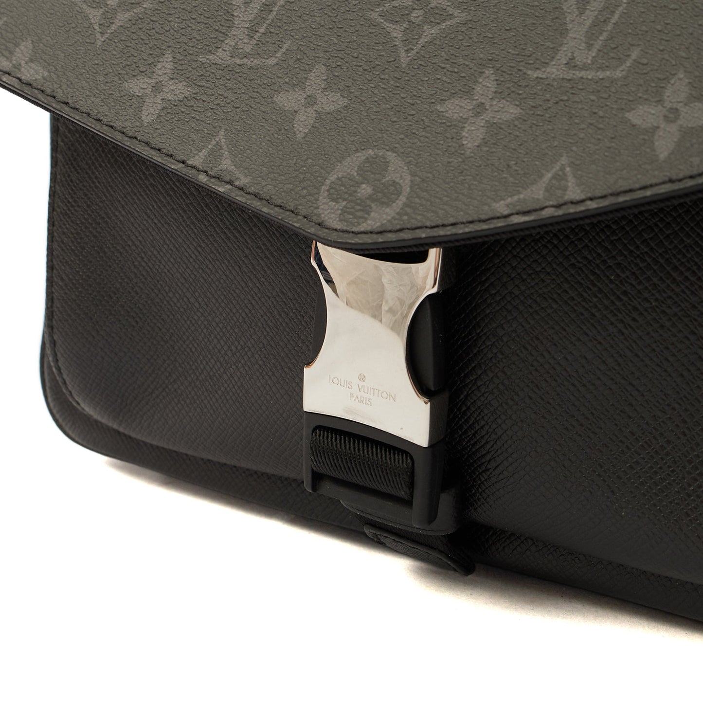 Louis Vuitton Satchel Outdoor Messenger in Monogram Eclipse, Canvas — Lifestyle View